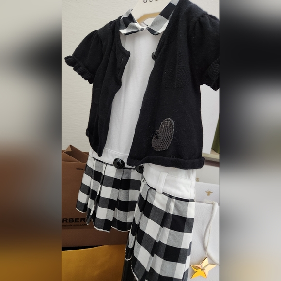 Authentic DIOR Dress with separate cardigan Gingham - Picture 6 of 10